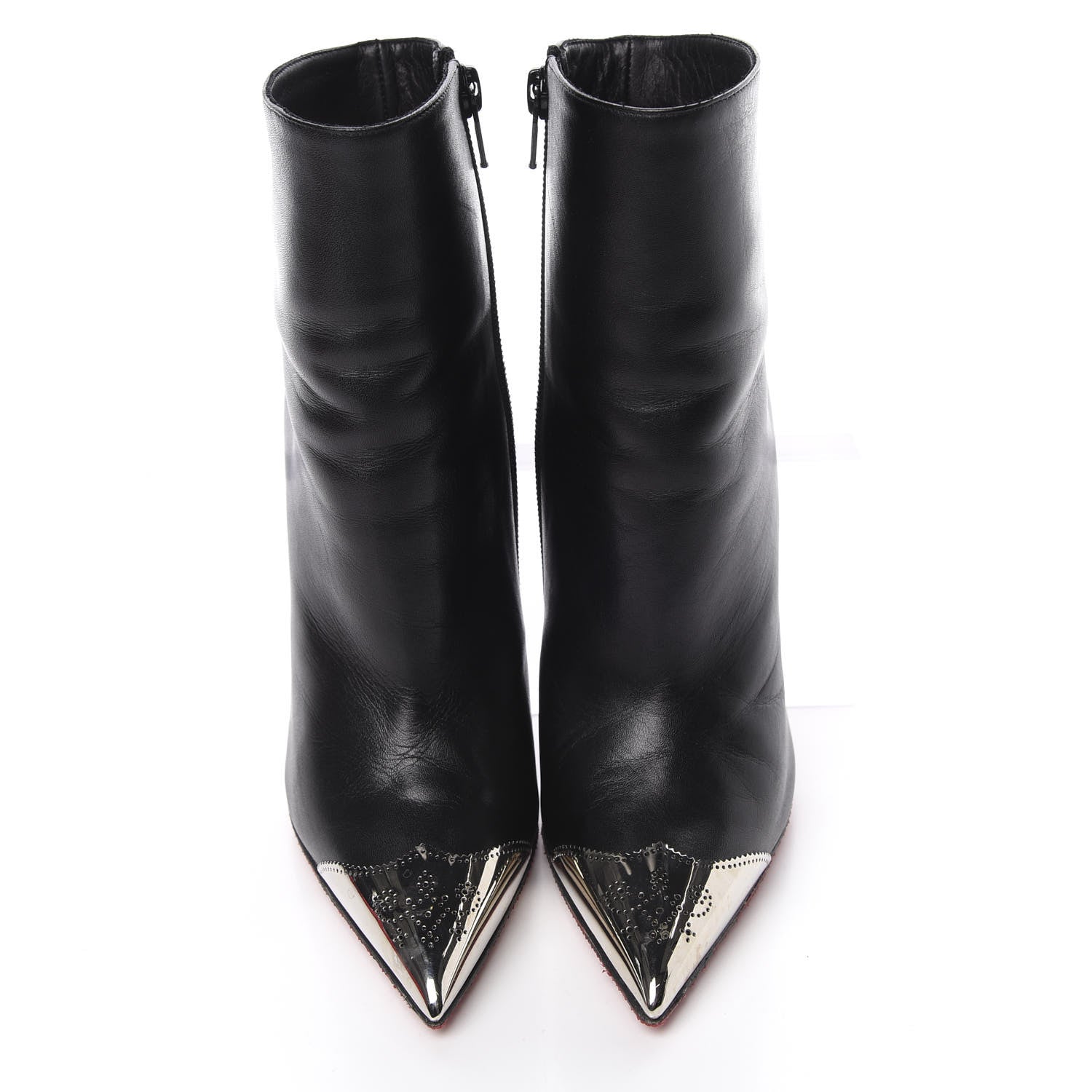 Christian Louboutin Calfskin Calamijane Booty 100 Ankle Boots 36 Black 5 of 11