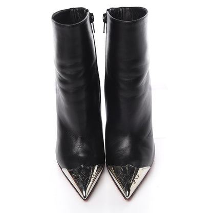 Christian Louboutin Calfskin Calamijane Booty 100 Ankle Boots 36 Black 5 of 11