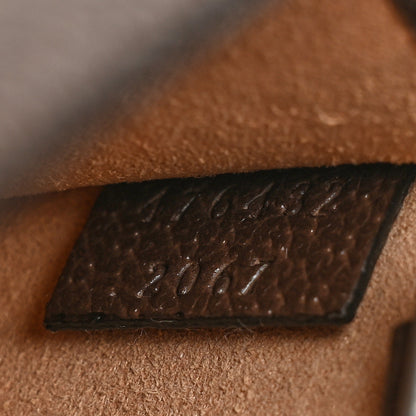 Gucci Monogram Jumbo GG Textured Dollar Calfskin Super Mini Dionysus Shoulder Bag Camel Ebony New Acero 7 of 9