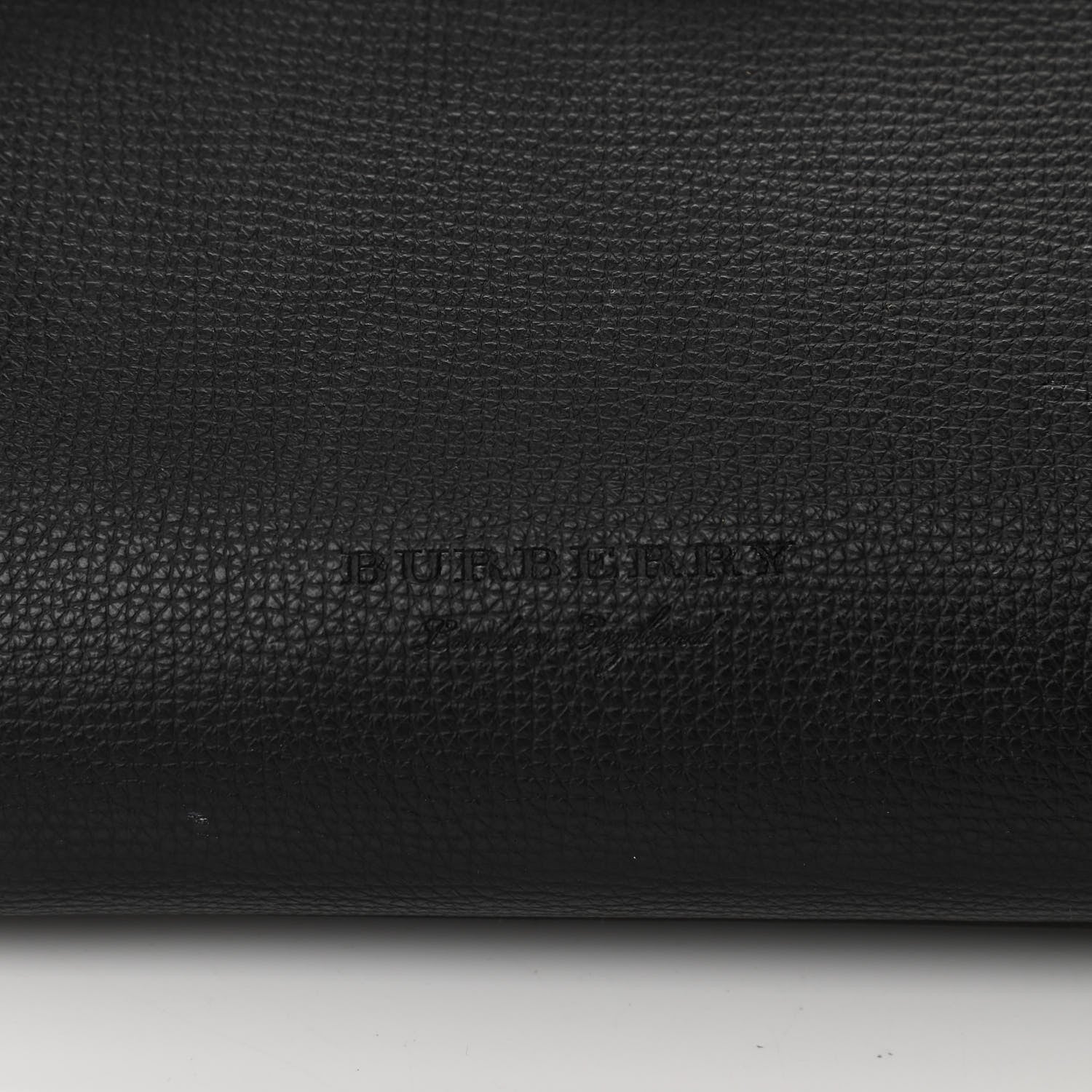 Burberry Grainy Calfskin Haymarket Check Medium Reversible Tote Black 9 of 21