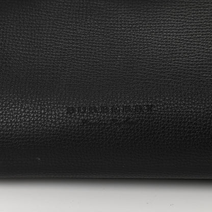 Burberry Grainy Calfskin Haymarket Check Medium Reversible Tote Black 9 of 21