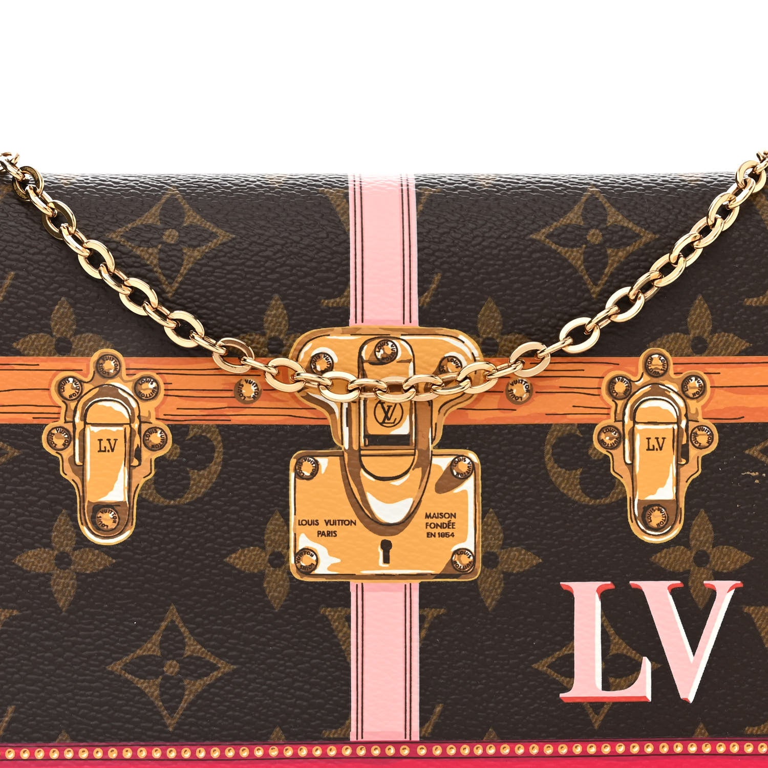 Louis Vuitton Monogram Summer Trunks Pochette Weekend 8 of 12