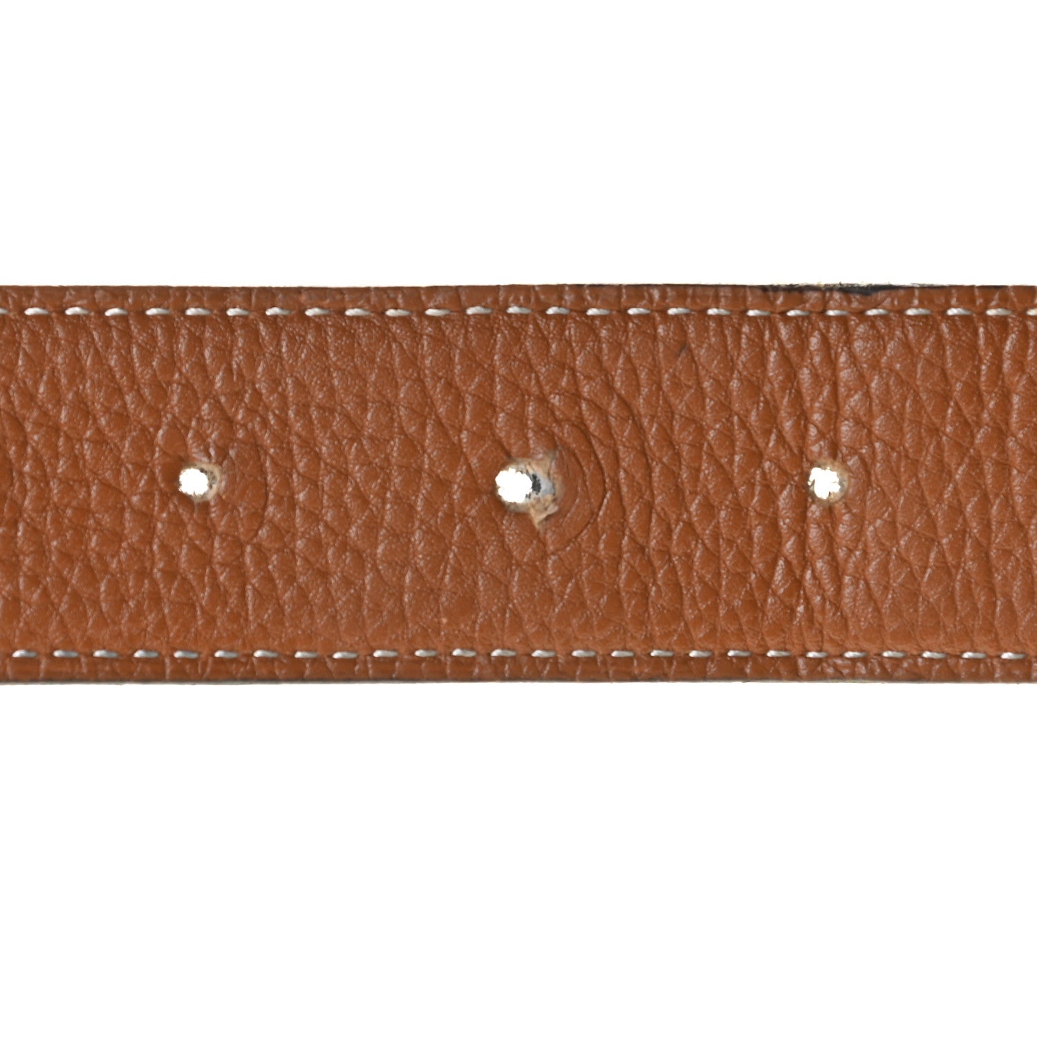 Hermes Box Togo 32mm H Belt 85 Black Gold 4 of 5