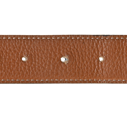 Hermes Box Togo 32mm H Belt 85 Black Gold 4 of 5