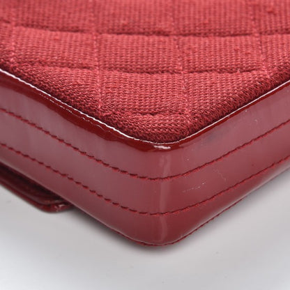Chanel Patent Jersey Quilted 2.55 Reissue East West Flap Red 19 of 19