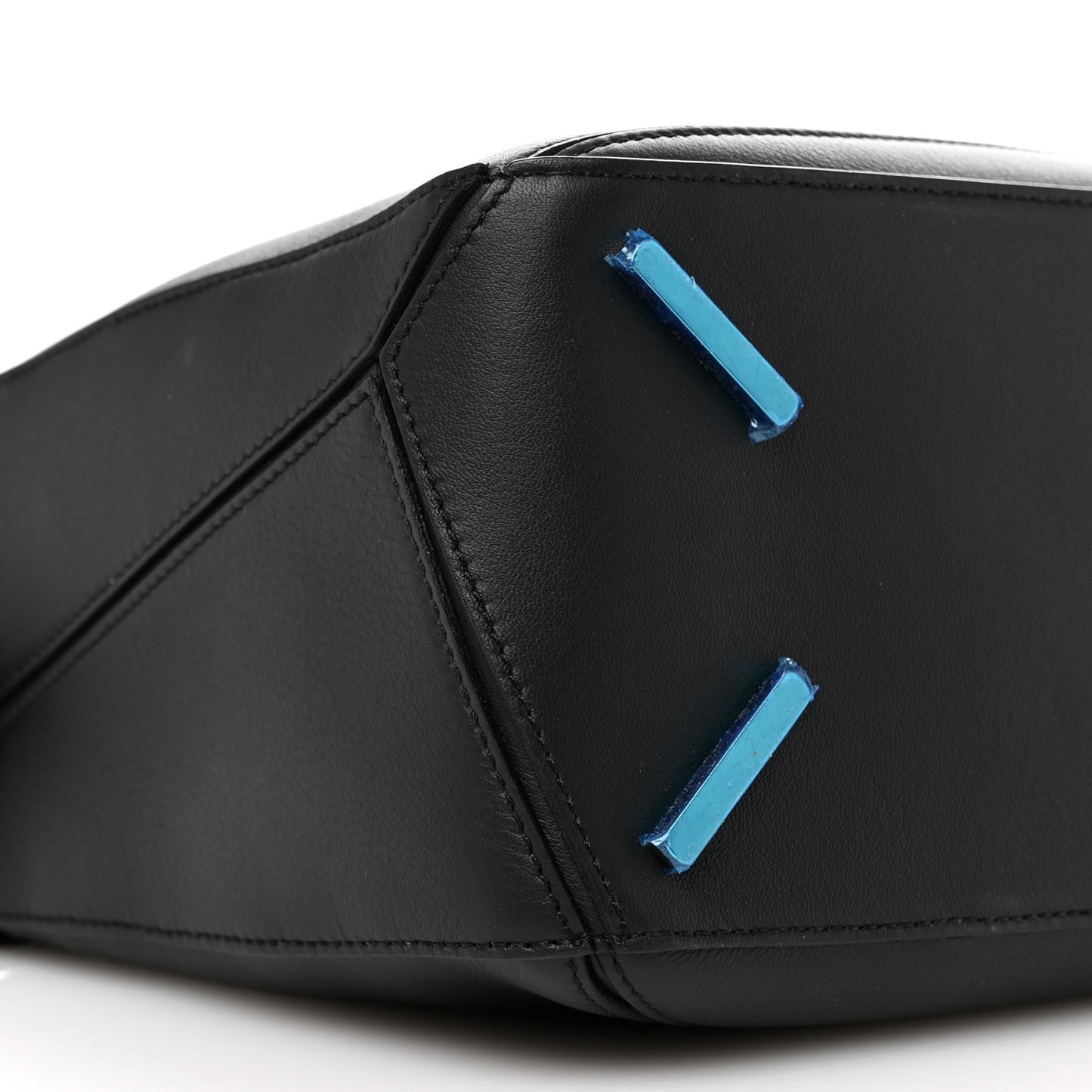 Calfskin Medium Puzzle Bag Black
