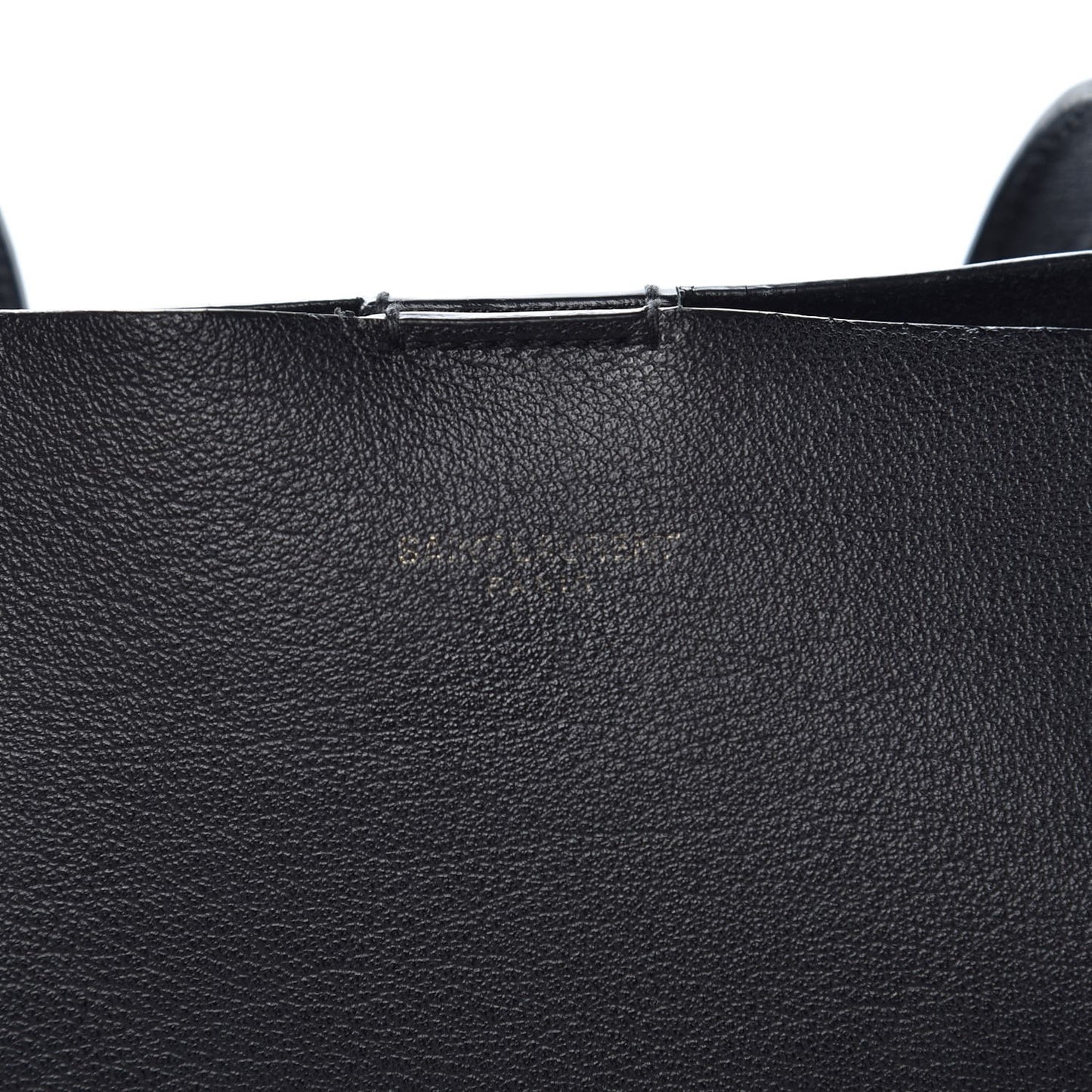 Calfskin Large Shopping Tote Black