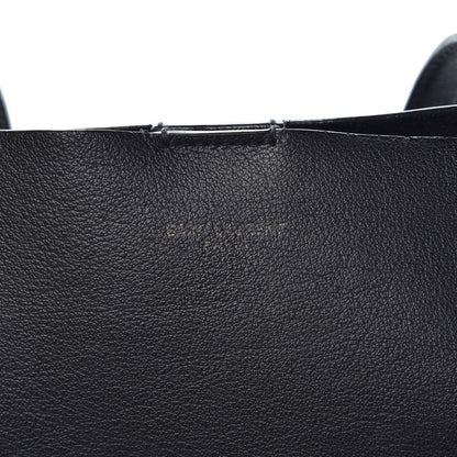 Saint Laurent Calfskin Large Shopping Tote Black 6 of 17