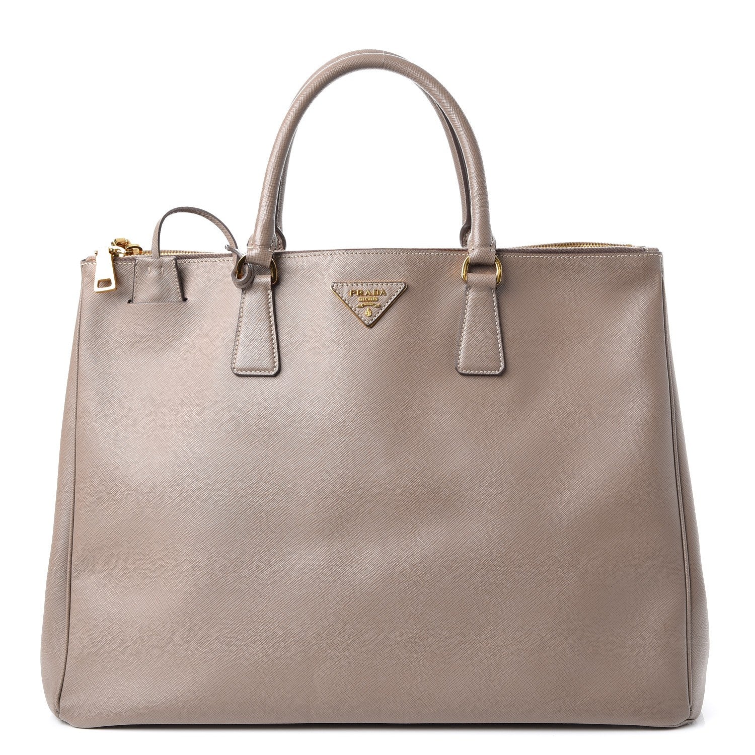 Prada Saffiano Lux Extra Large Galleria Double Zip Tote Argilla 1 of 13