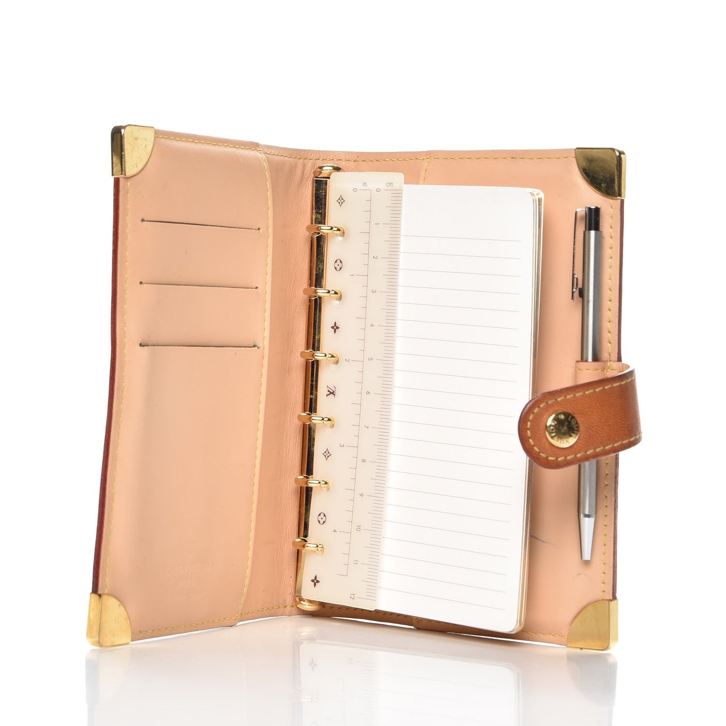 Monogram Multicolor Small Ring Agenda Cover White