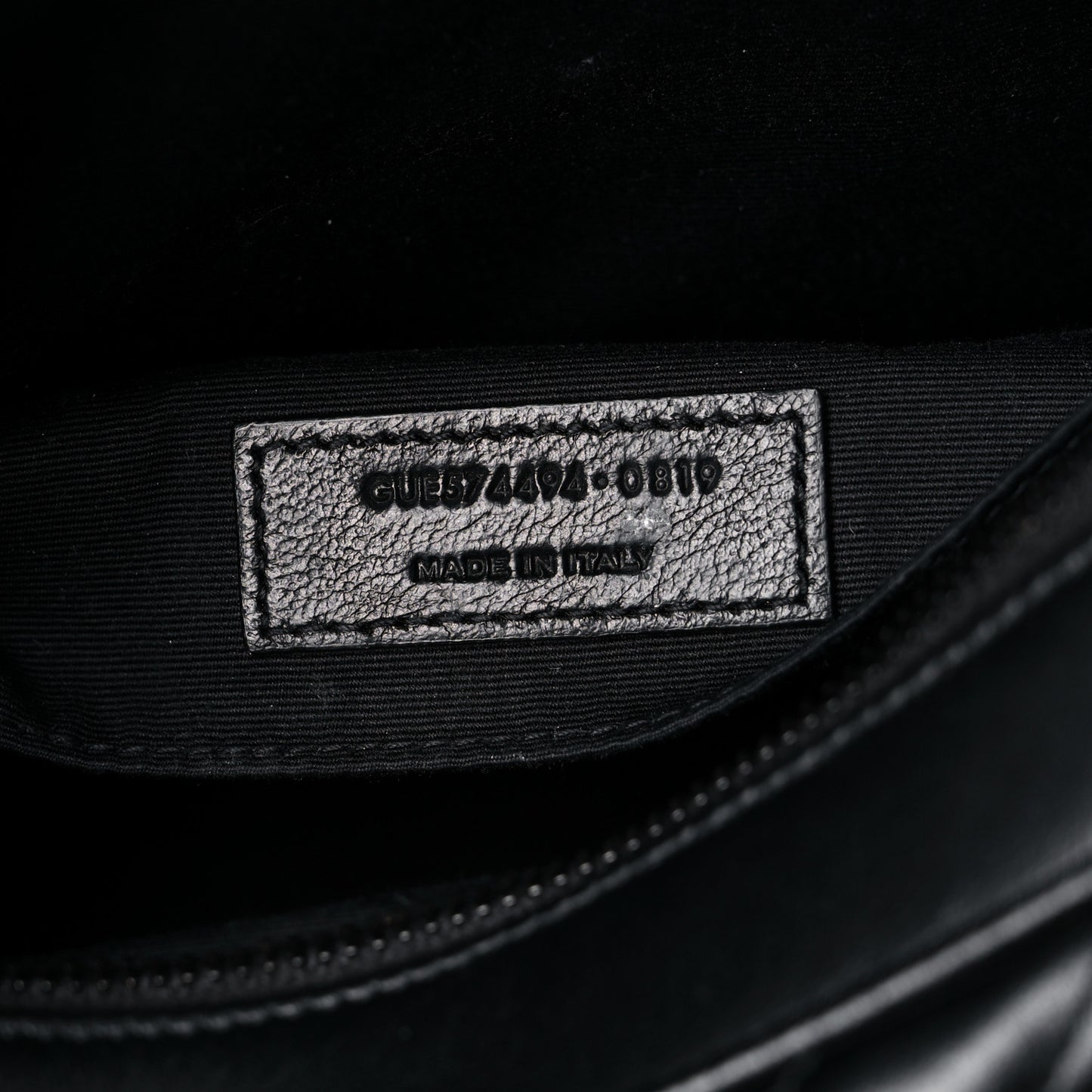 Calfskin Matelasse Monogram Lou Camera Bag Black