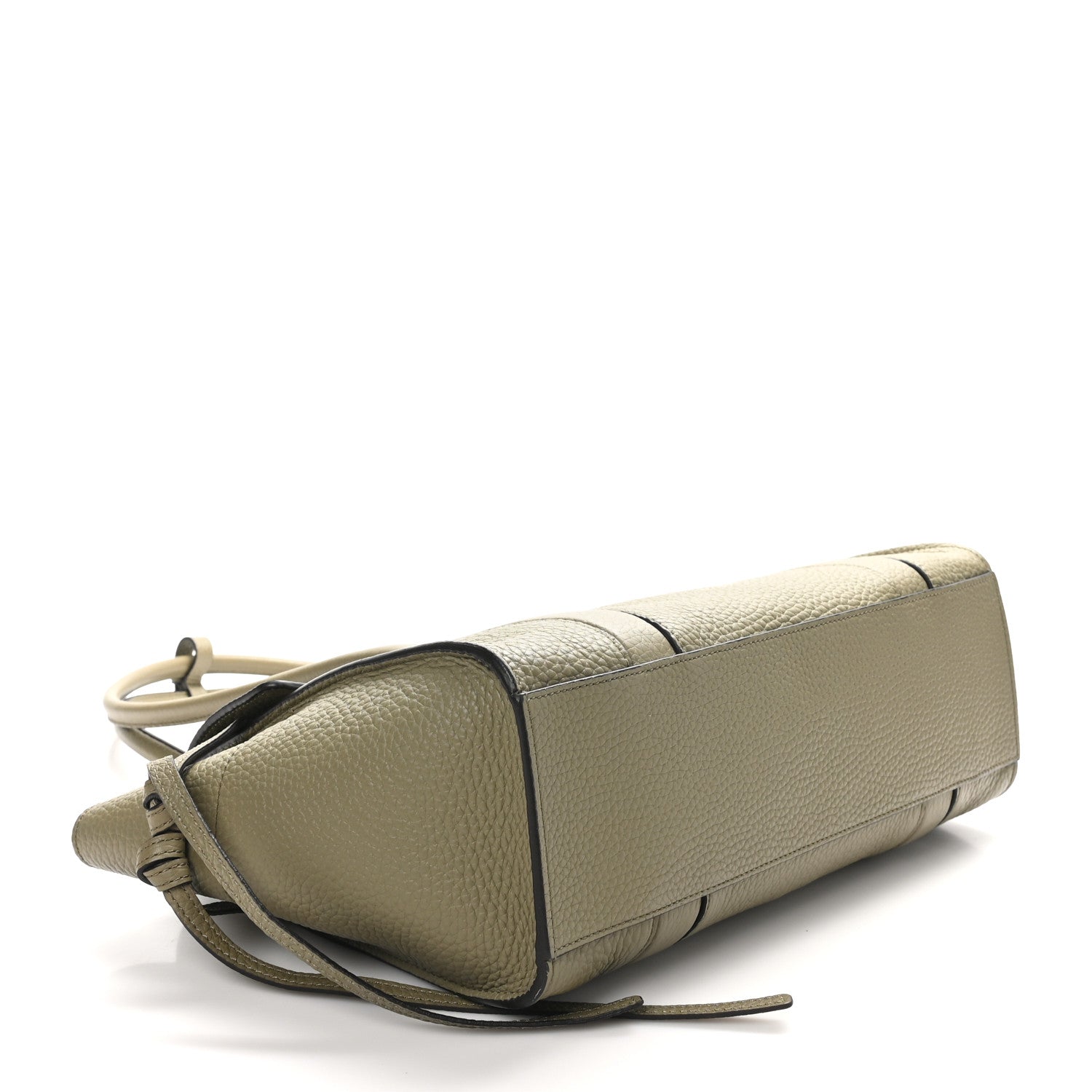 Mulberry Heavy Grain Small Soft Bayswater Satchel Linen Green 4 of 9
