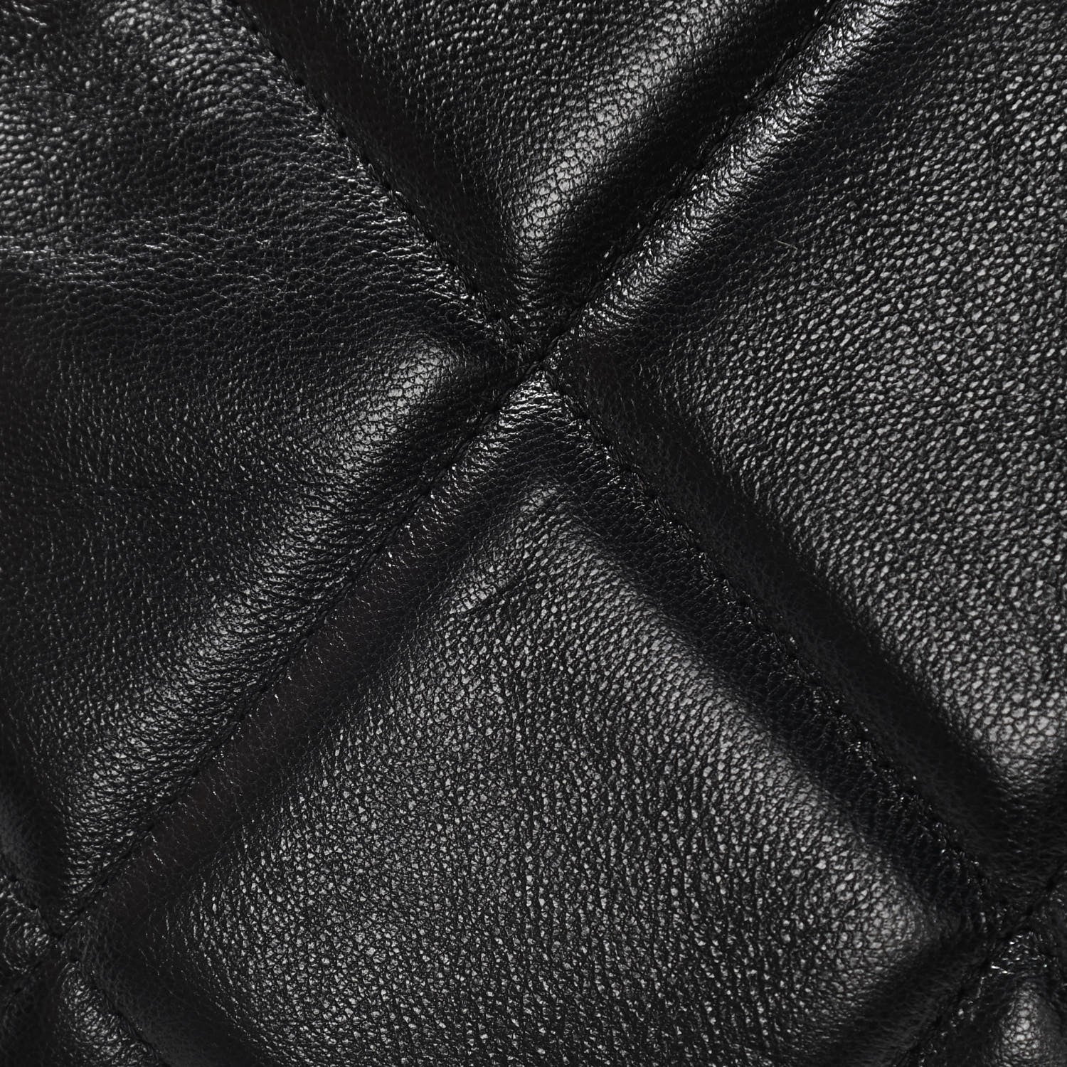 Chanel Shiny Goatskin Quilted Small Chanel 19 Pouch Black 12 of 12