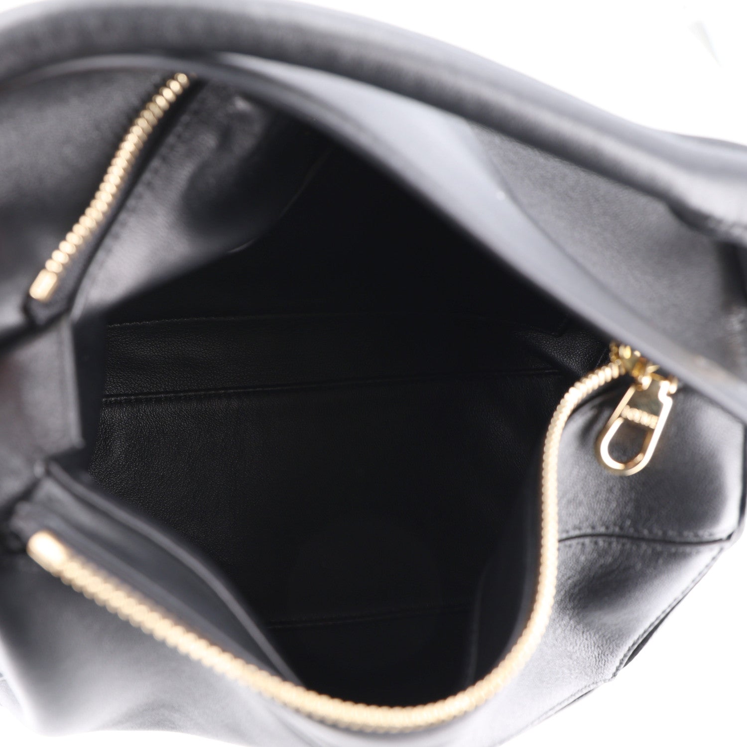 Loewe Nappa Lambskin Small Featherlight Puzzle Bag Black 5 of 10