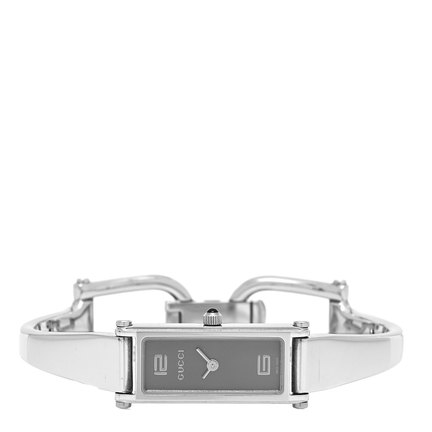 Gucci Stainless Steel 12mm 1500L Quartz Watch Grey 2 of 4