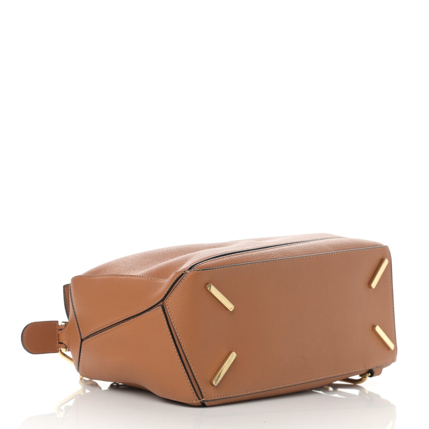 Calfskin Medium Puzzle Bag Tan
