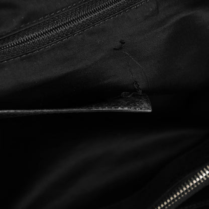 Chanel Glazed Calfskin Large On The Road Tote Black 11 of 11