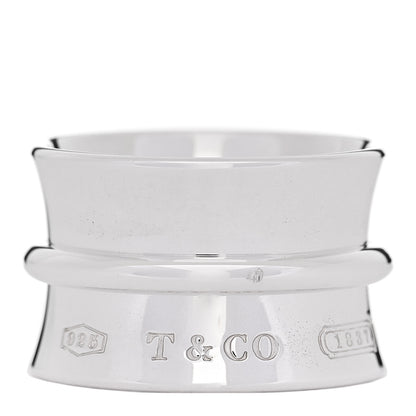 Tiffany Sterling Silver Wide 1837 Band Ring 47 4 1 of 5