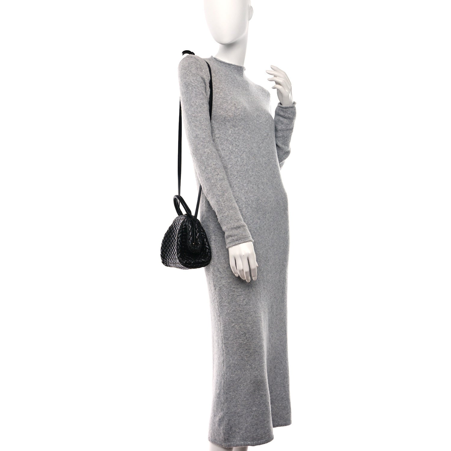 Bottega Veneta Nappa Intrecciato Small Padded The Handle Black 2 of 11