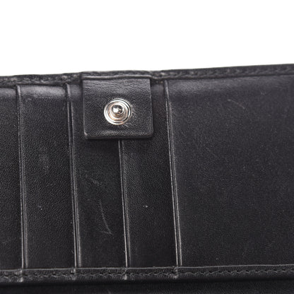 Gucci Imprime Monogram GG Pierce Chain Clutch Wallet Black 10 of 12