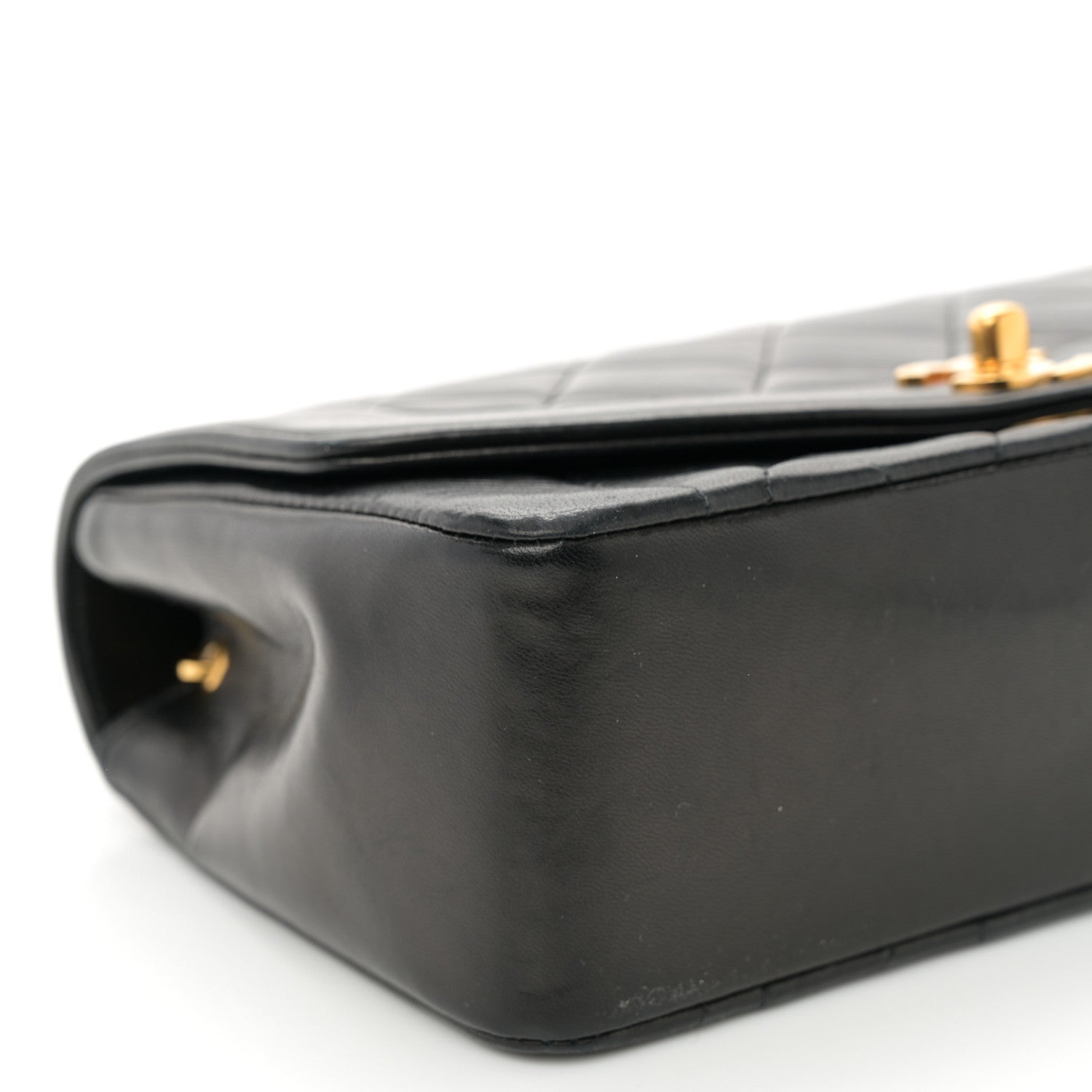 Chanel Lambskin Quilted Small Single Flap Black 9 of 13