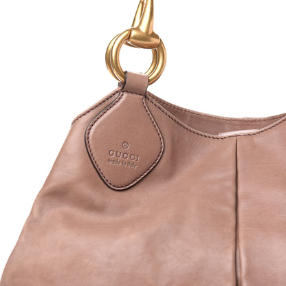 Gucci Calfskin Soft Icon Tote Pink Tan 16 of 16