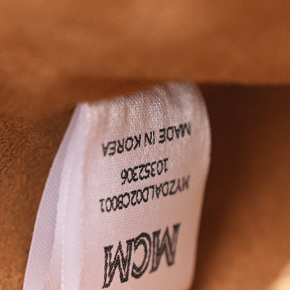 MCM Calfskin Mode Travia Pouch Bombay Brown 9 of 12