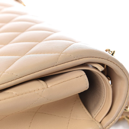 Chanel Lambskin Quilted Jumbo Double Flap Beige Clair 14 of 14