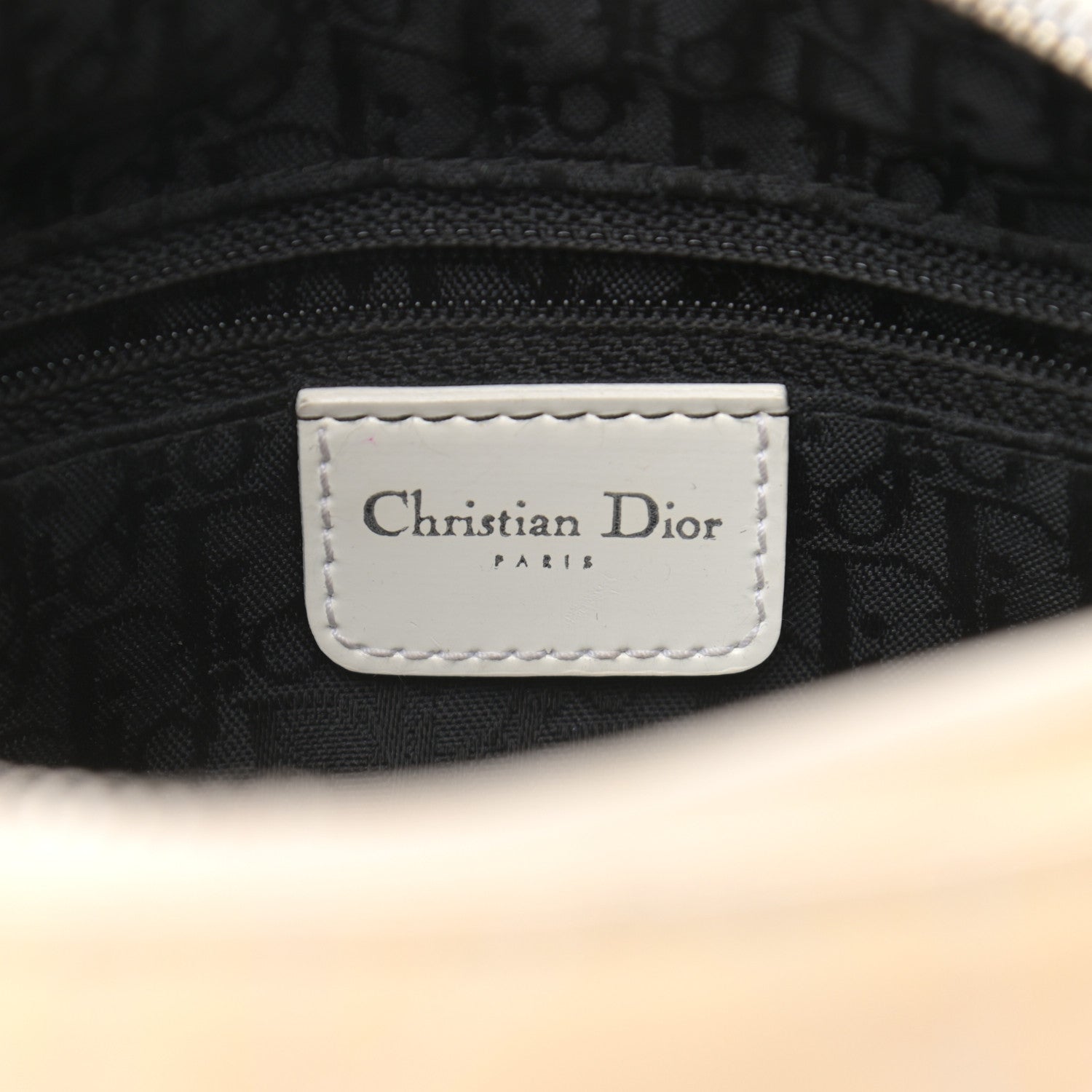 Christian Dior Patent Cannage Medium Lady Dior Beige 6 of 17