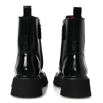 Gucci Spice Lux Nappa Web Combat Boots 36 Black 11 of 22