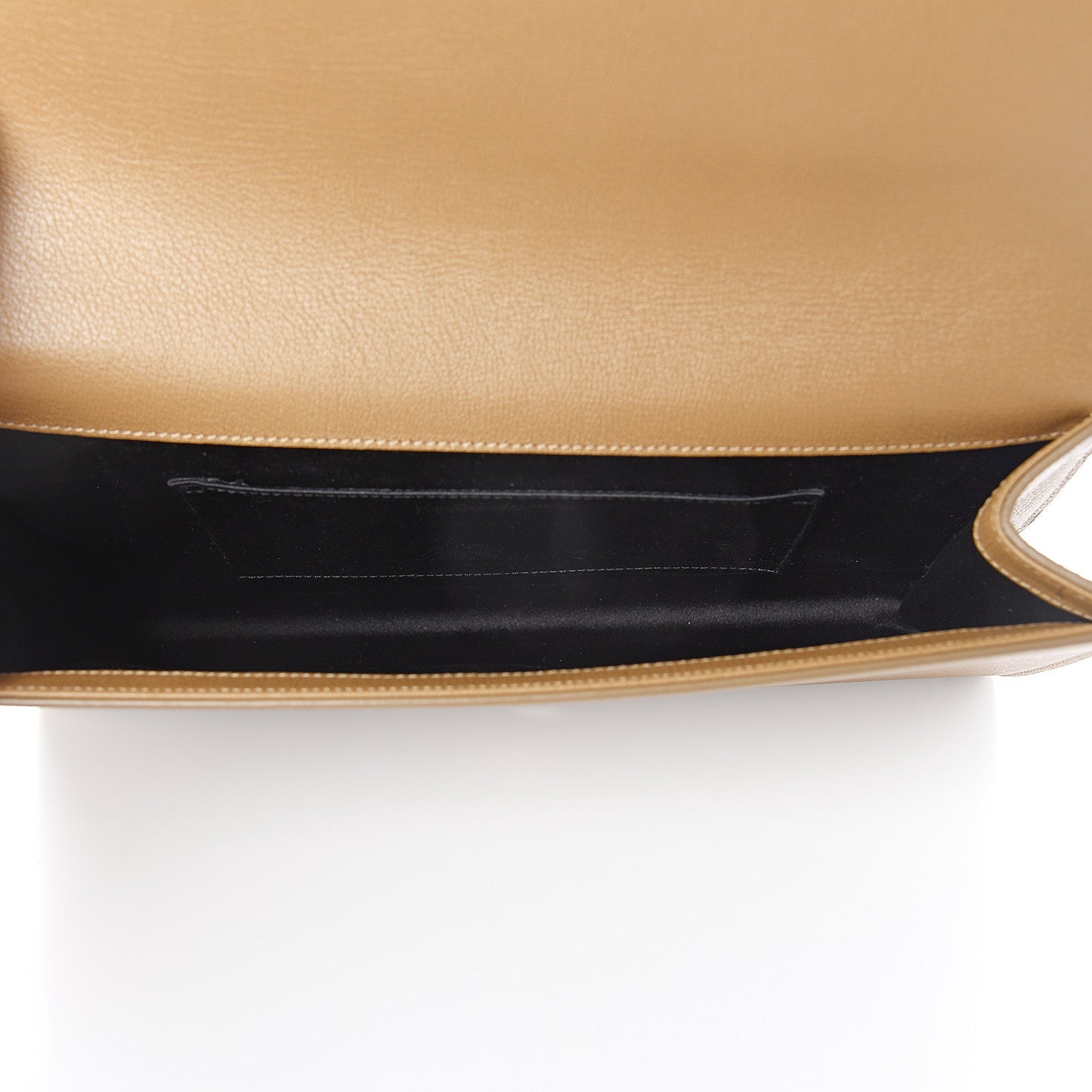 Saint Laurent Calfskin Monogram Large Belle De Jour Clutch Beige 4 of 5