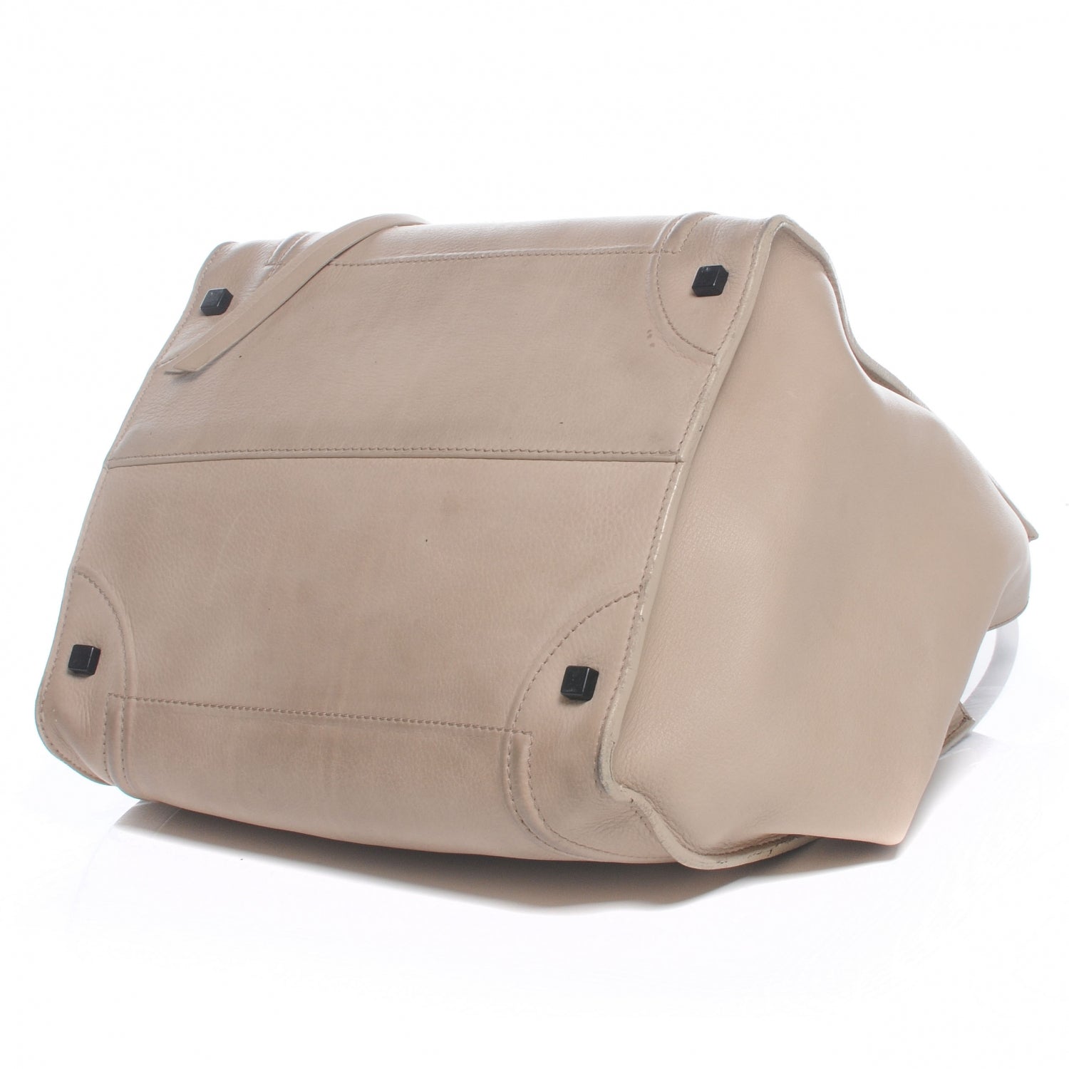 Celine Smooth Calfskin Medium Phantom Luggage Bag Taupe 4 of 8