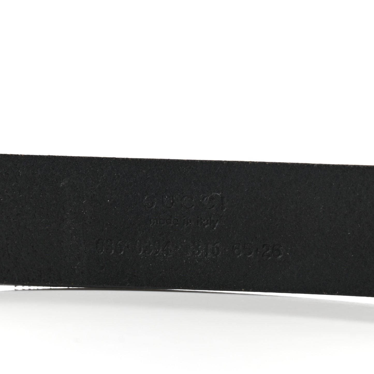 Calfskin Plaque Belt 65 26 Black