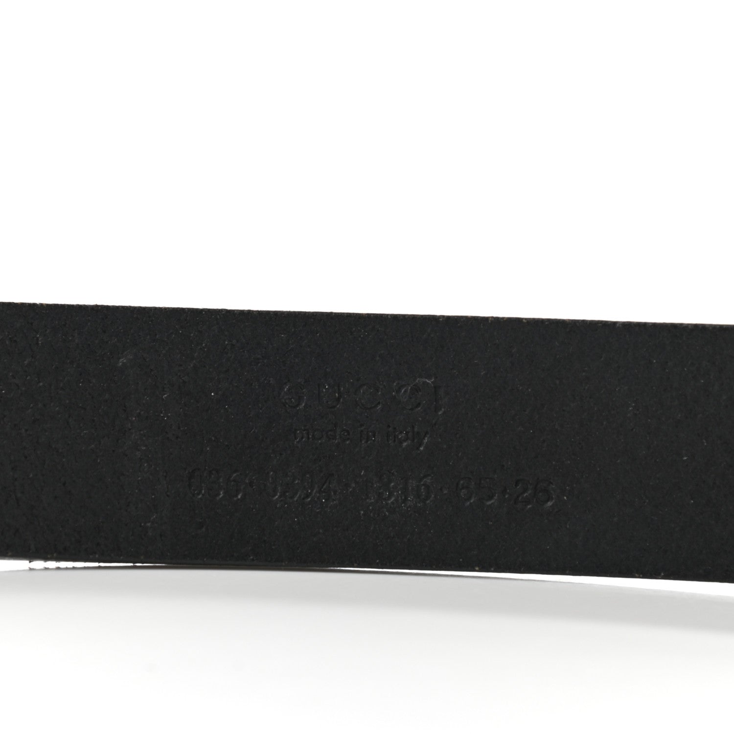 Gucci Calfskin Plaque Belt 65 26 Black 4 of 6