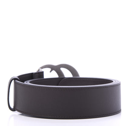 Gucci Moon Calfskin Nickel Double G 40mm Belt 105 42 Dark Cocoa 2 of 5