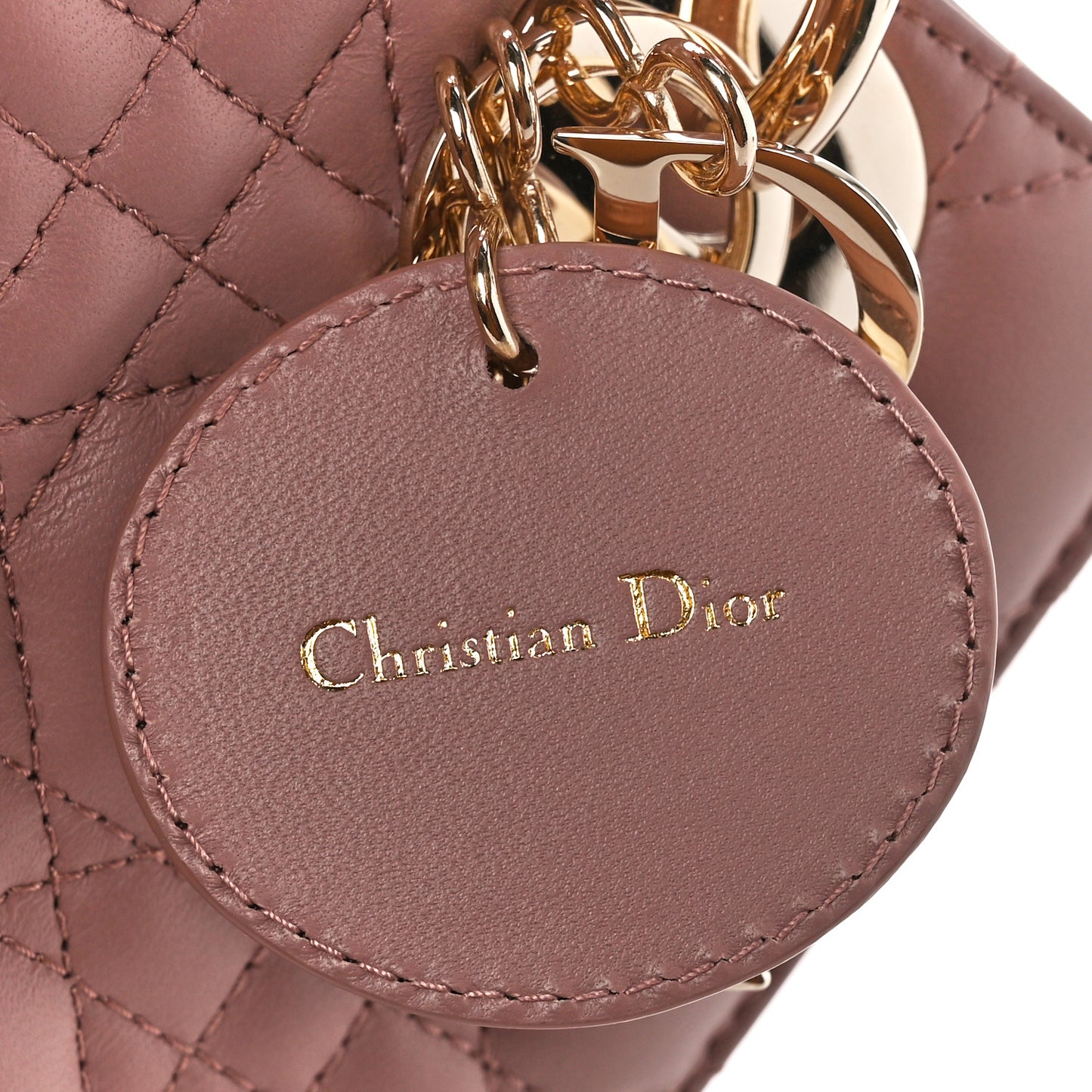 Lambskin Cannage Small My ABC Dior Lady Dior Blush