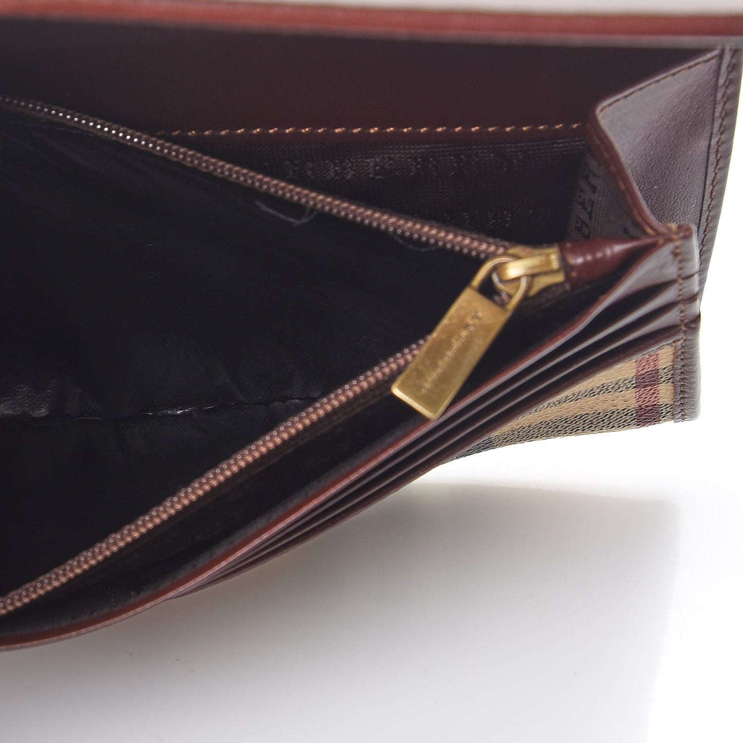 Haymarket Check Continental Wallet Brown