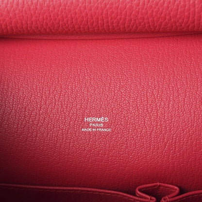 Hermes Taurillon Clemence Jypsiere 28 Rose Extreme 6 of 8