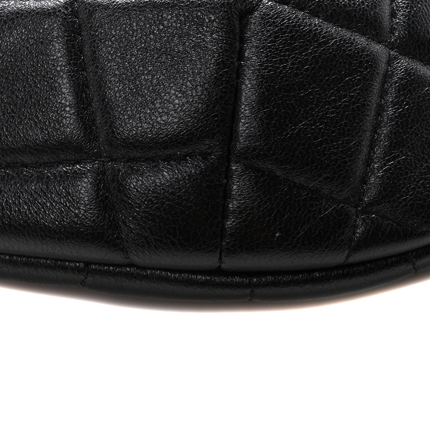 Chanel Lambskin Quilted Pearl Crush Belt Bag Black 9 of 11