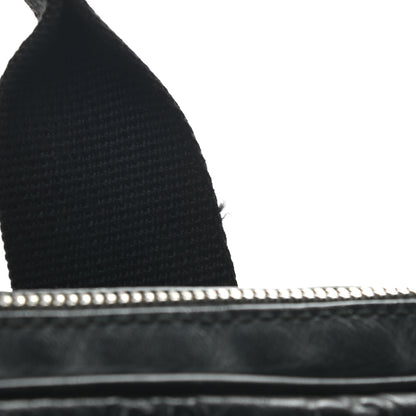 Gucci Guccissima Laptop Briefcase Black 9 of 10