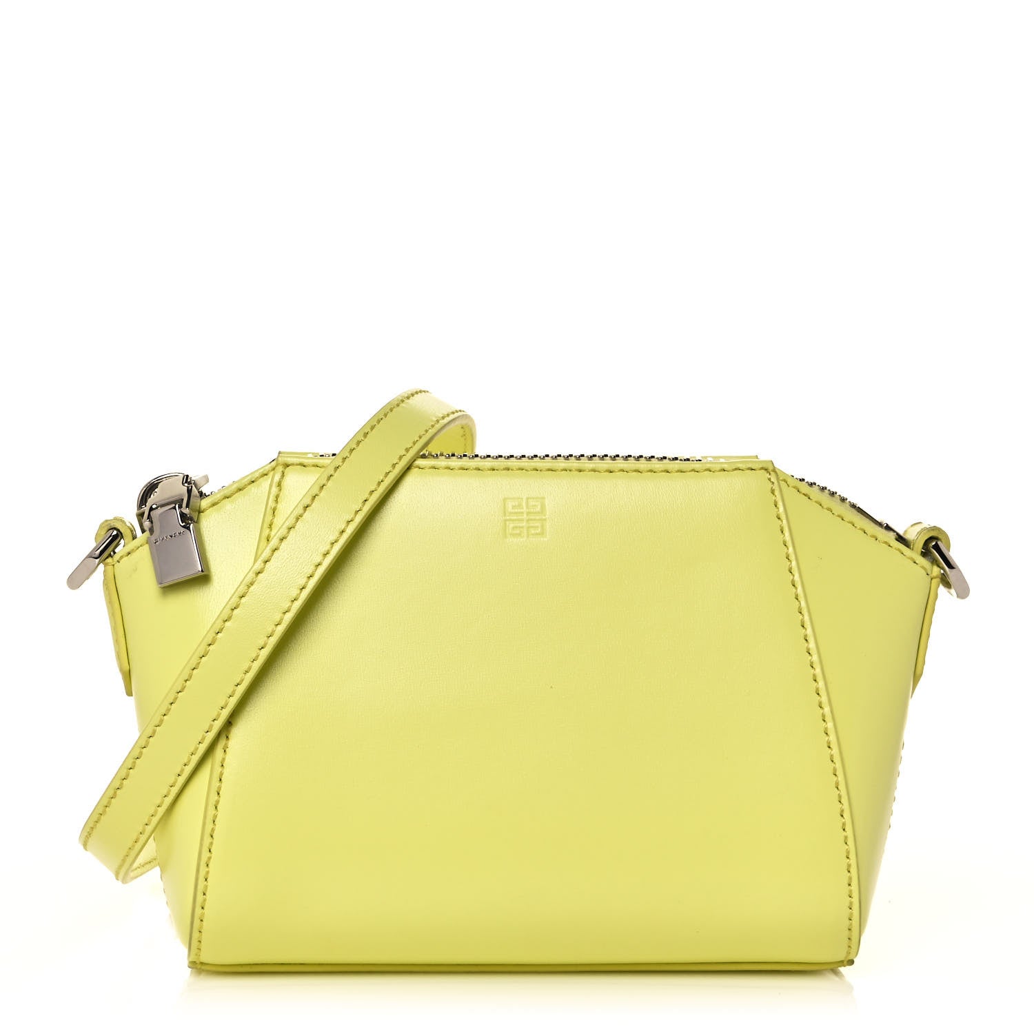 Givenchy Smooth Calfskin Nano Antigona Acid Yellow 1 of 10