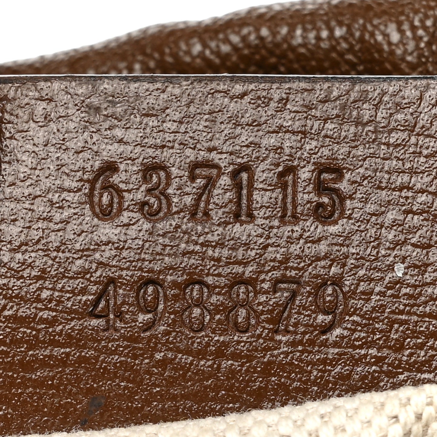 GG Supreme Monogram Azalea Sakai Calfskin Small Horsebit 1955 Drawstring Bucket Bag Beige Ebony Brown Sugar