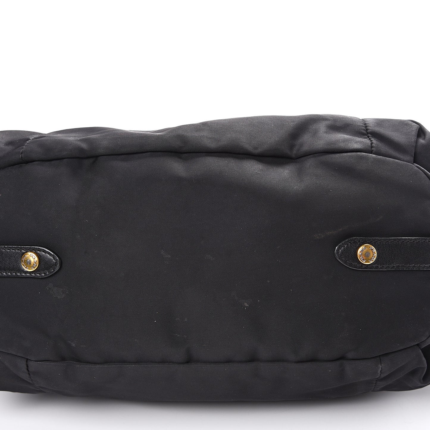 Tessuto Nylon Jacquard Logo Tote Black