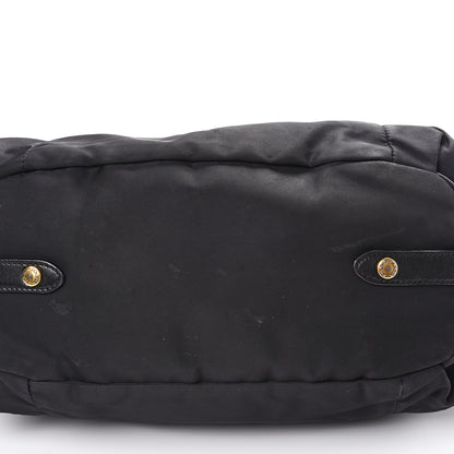 Prada Tessuto Nylon Jacquard Logo Tote Black 9 of 15