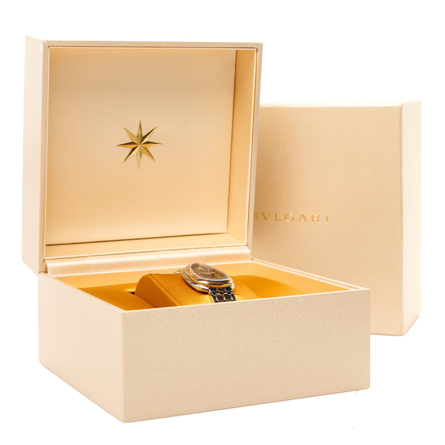 Bulgari Stainless Steel 18K Rose Gold 33mm Serpenti Seduttori Quartz Watch Black 5 of 5