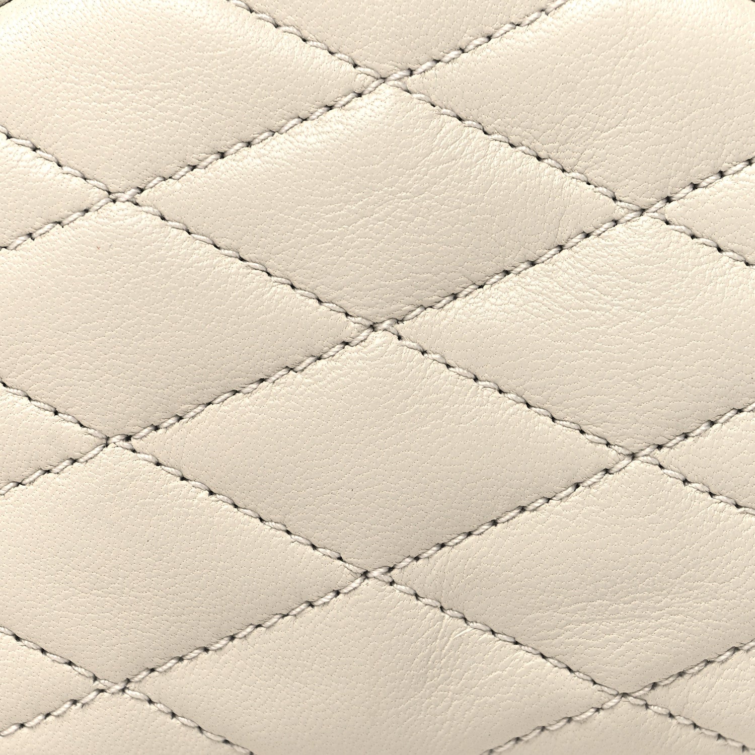 Saint Laurent Lambskin Quilted Lolita Cosmetic Pouch Crema Soft 8 of 9