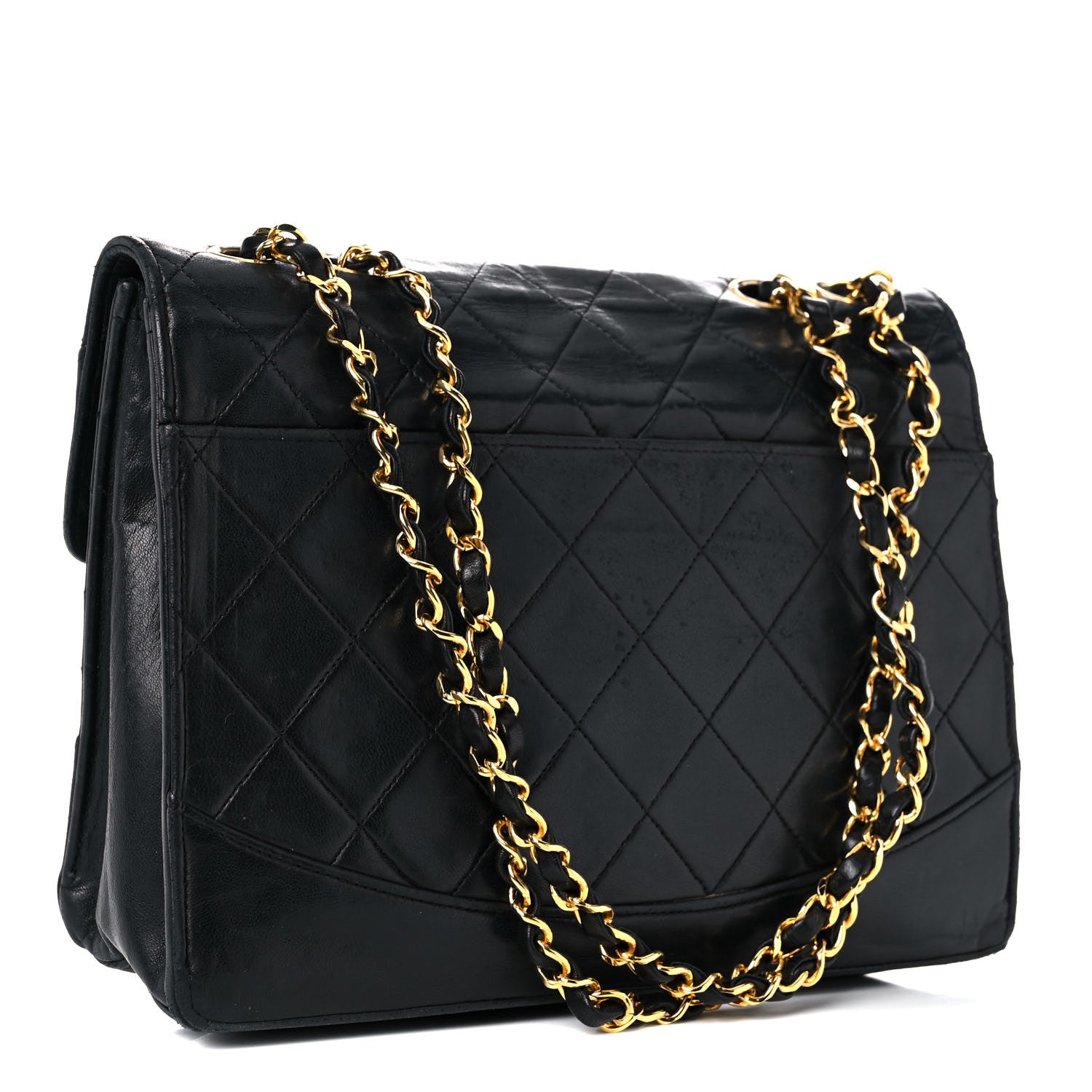 Chanel Lambskin Quilted Reissue Flap Black 2 of 25