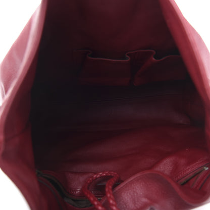 Gucci Deerskin Large Hip Bamboo Hobo Raspberry Candy 5 of 12
