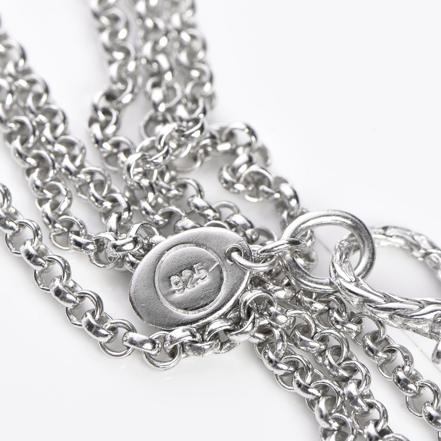 Sterling Silver Diamond Langit Long Necklace