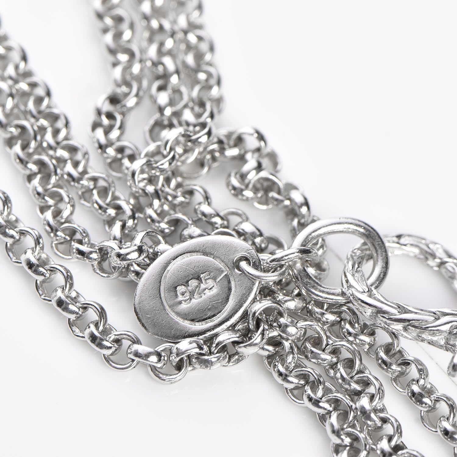 John Hardy Sterling Silver Diamond Langit Long Necklace 8 of 8